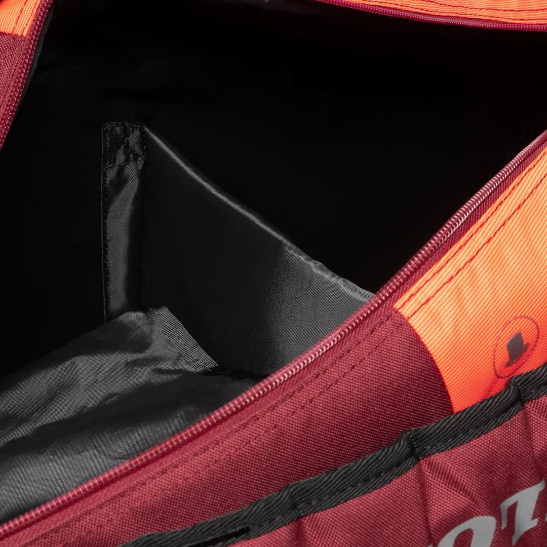 Dunlop CX PSA 12Rkt Bag - 12 rackets - 3 thermovakken - Black/Red
