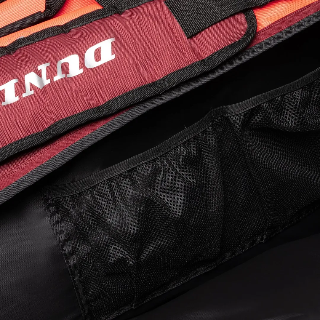 Dunlop CX PSA 12Rkt Bag - 12 rackets - 3 thermovakken - Black/Red