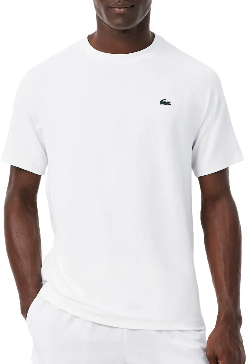 Lacoste Stretch Ultra Dry Sportshirt Heren - L - Zwart - afbeelding 2 van 6