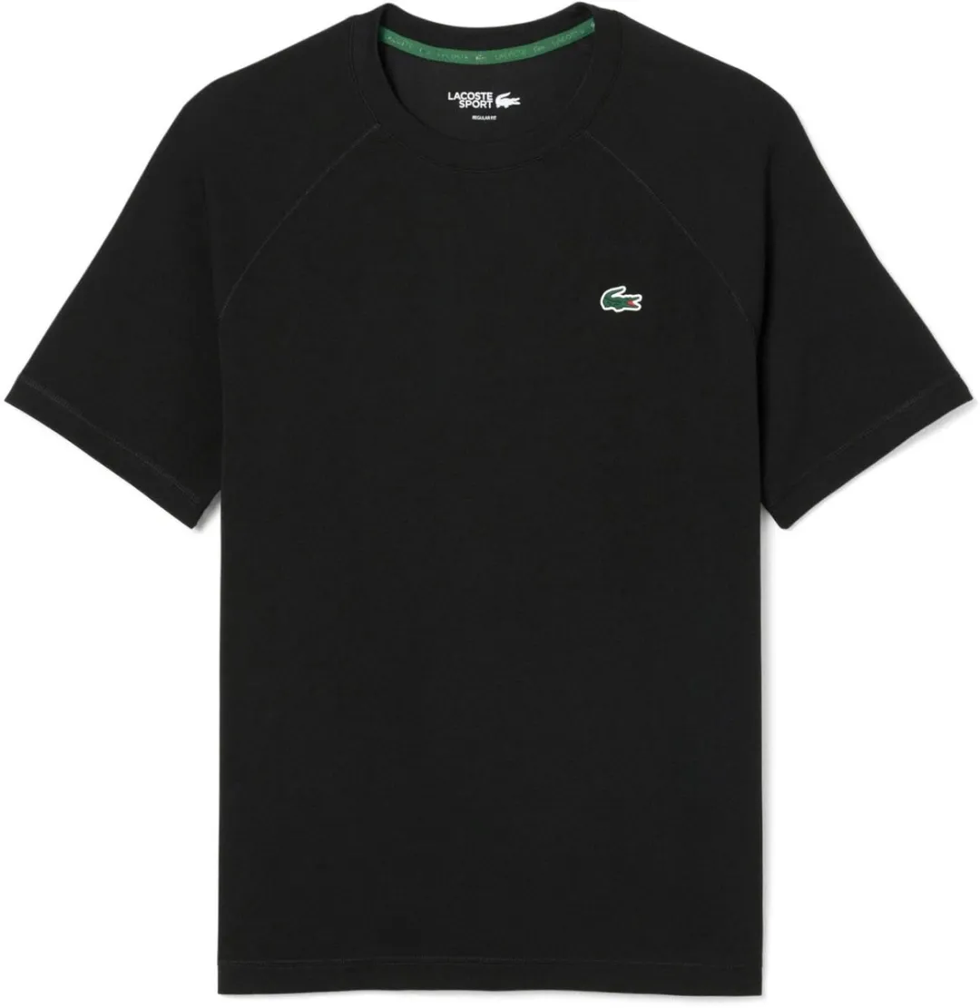 Lacoste Stretch Ultra Dry Sportshirt Heren - L - Zwart - afbeelding 5 van 6