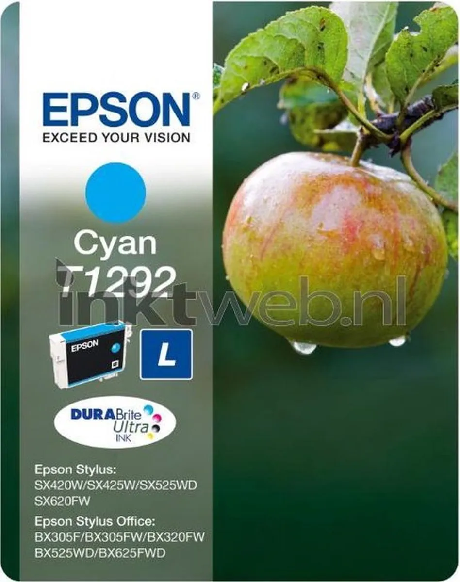 Epson T1292 Cyaan Inktcartridge - 7ml - o.a. SX230/SX420