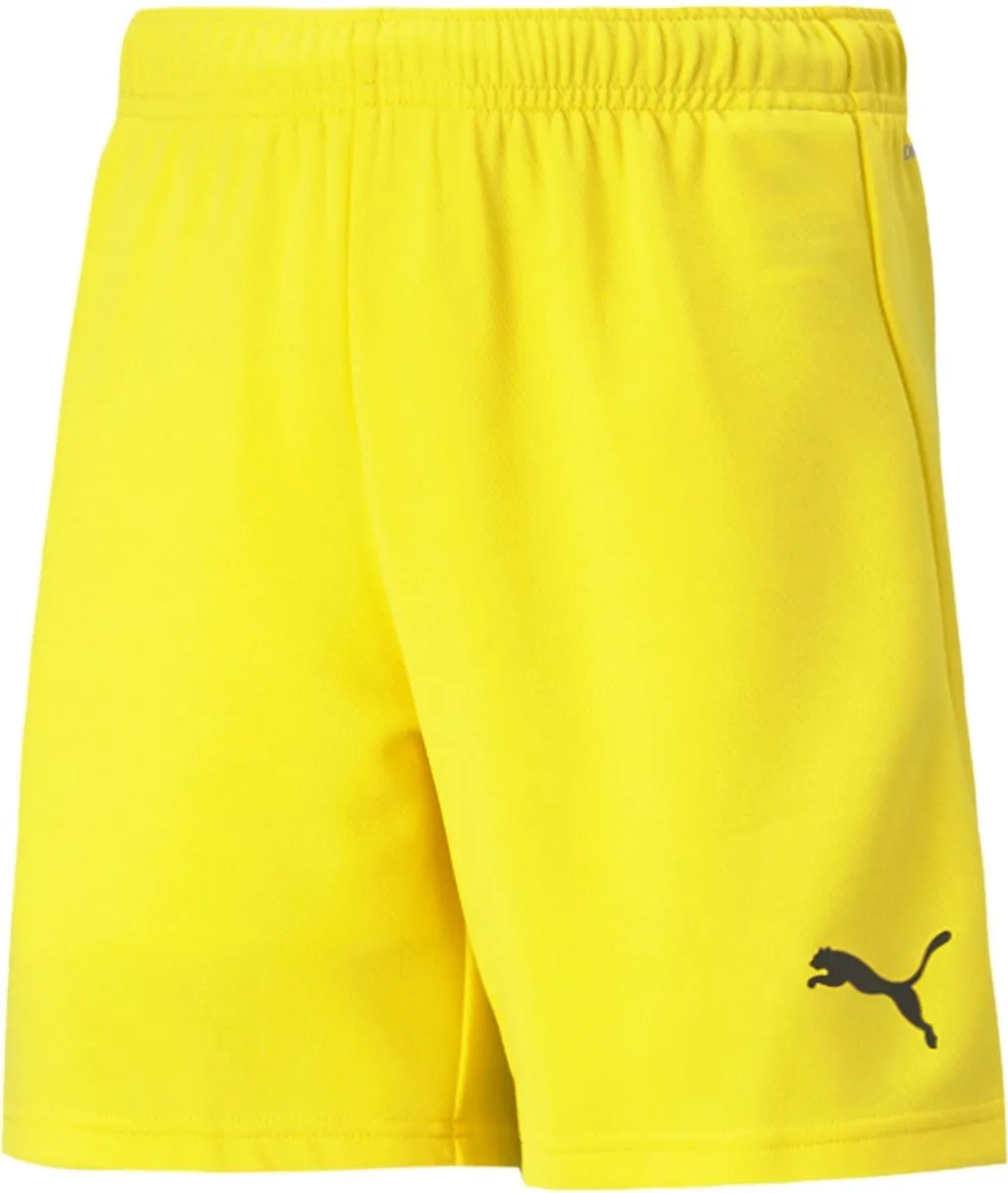 PUMA Teamrise Short Kinderen - 140 - Geel