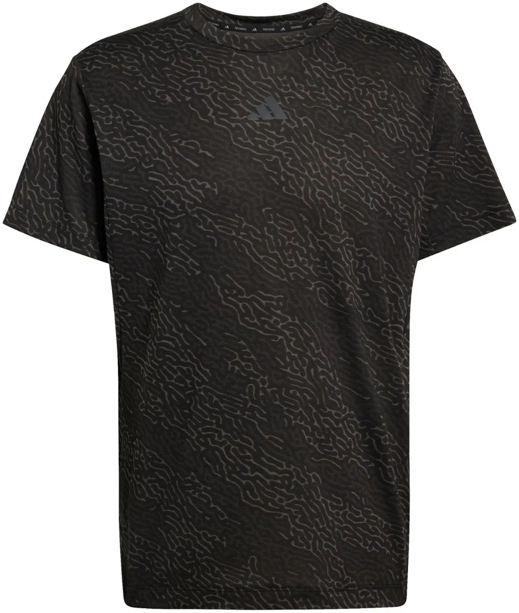 adidas D4T Power AOP Tee Heren - M - Zwart