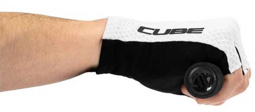 Cube Race Korte Handschoenen Wit M