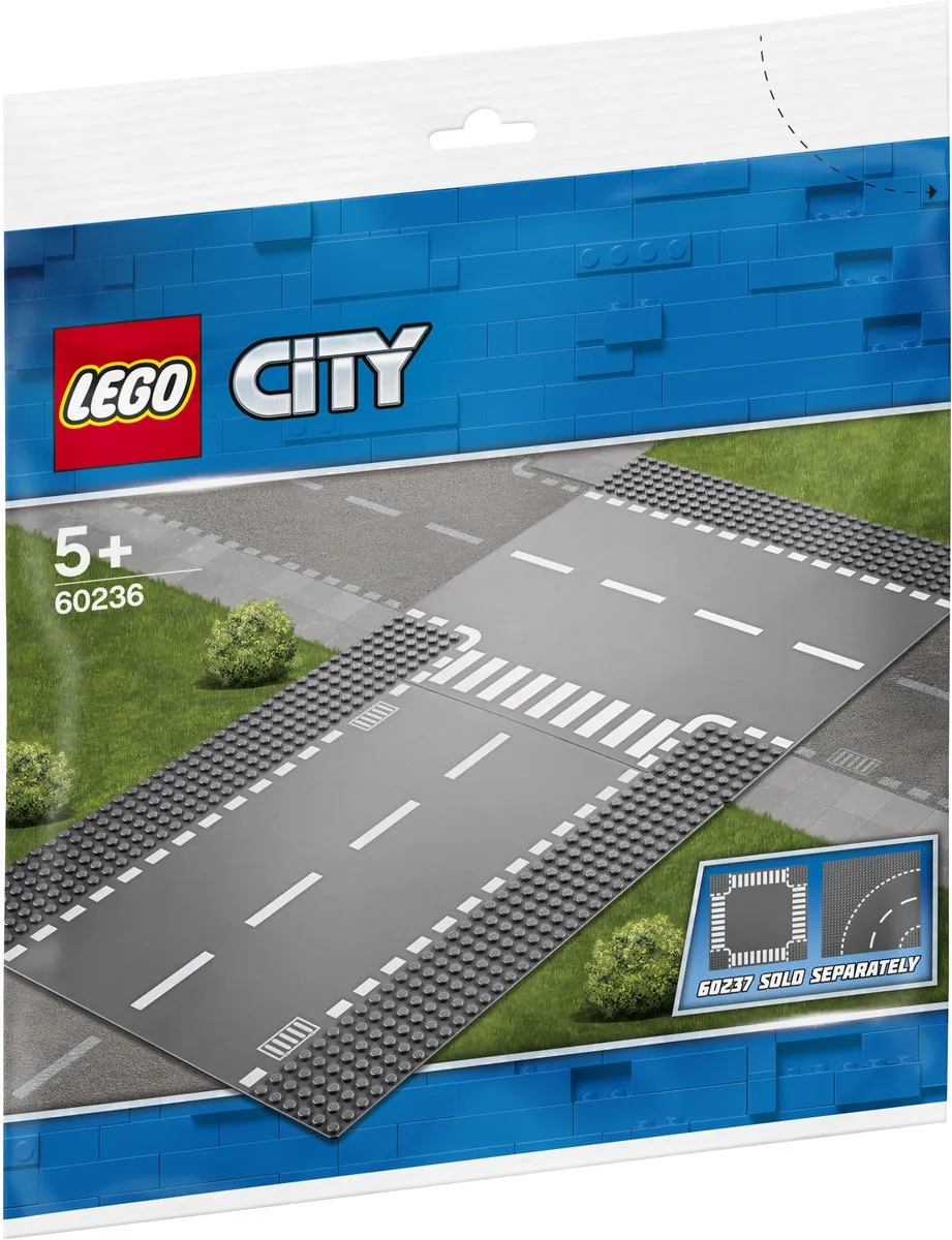 LEGO City Rechte en T-splitsing 60236