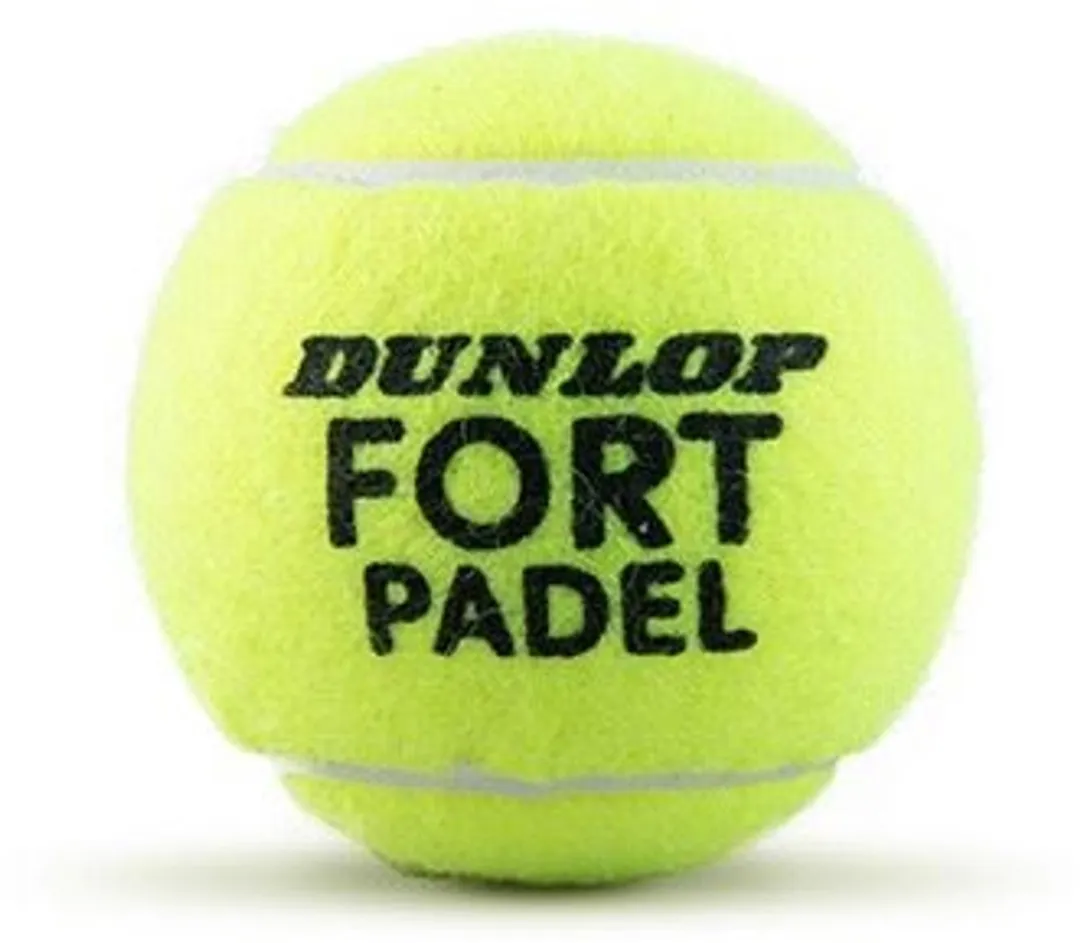 Dunlop Fort Padel 3 Ballen - Geel