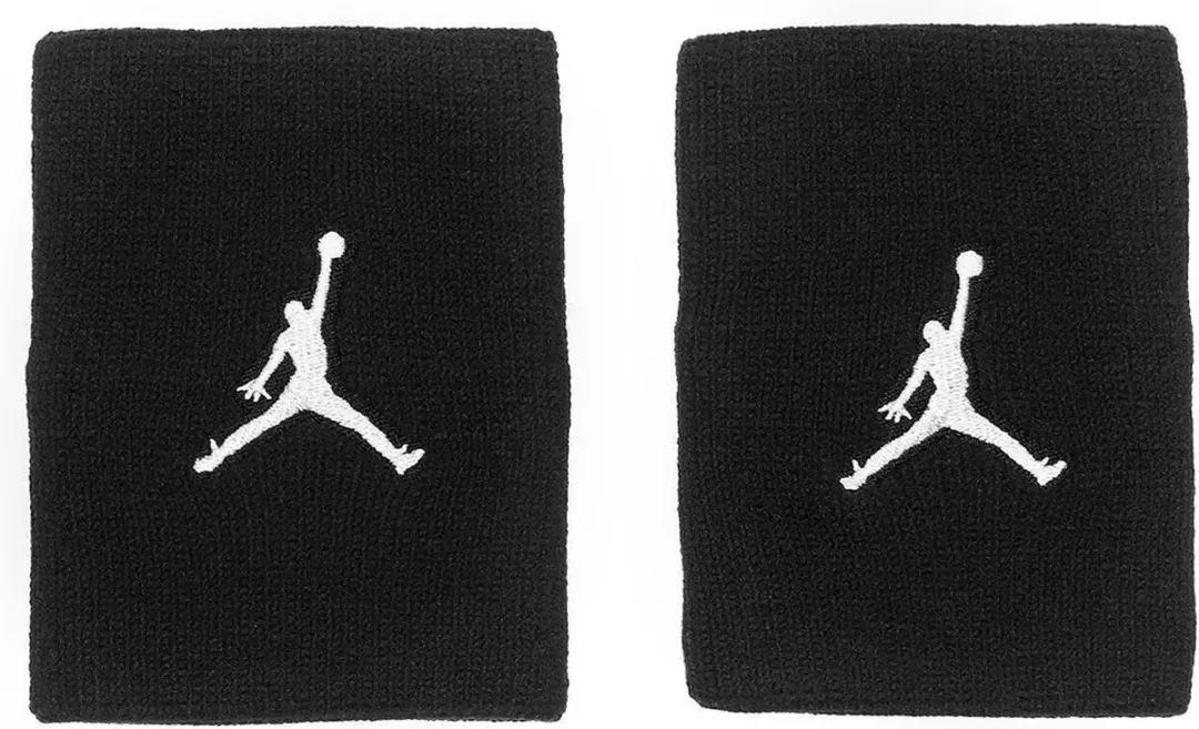 Nike Jordan Jumpman Zweetband - 2 Stuks - Zwart/Wit