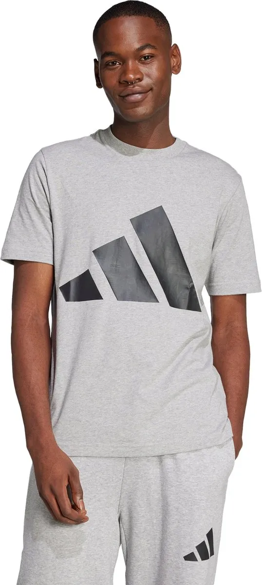 adidas Sportswear Essentials Big Logo T-shirt JE8948 - Grijs - XXL