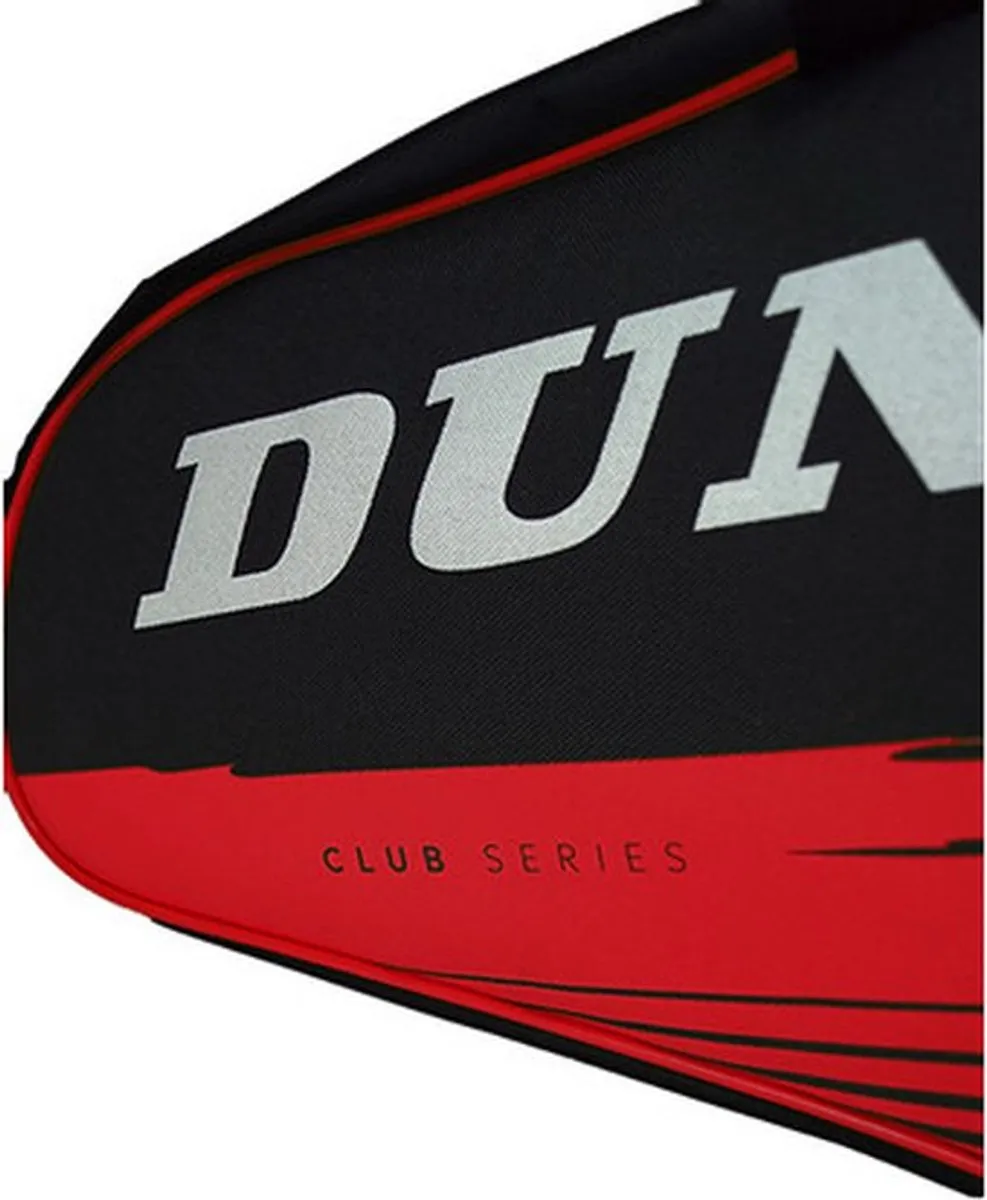 Dunlop Padel Tas Club Black/Red - 2 Rackets - afbeelding 2 van 6