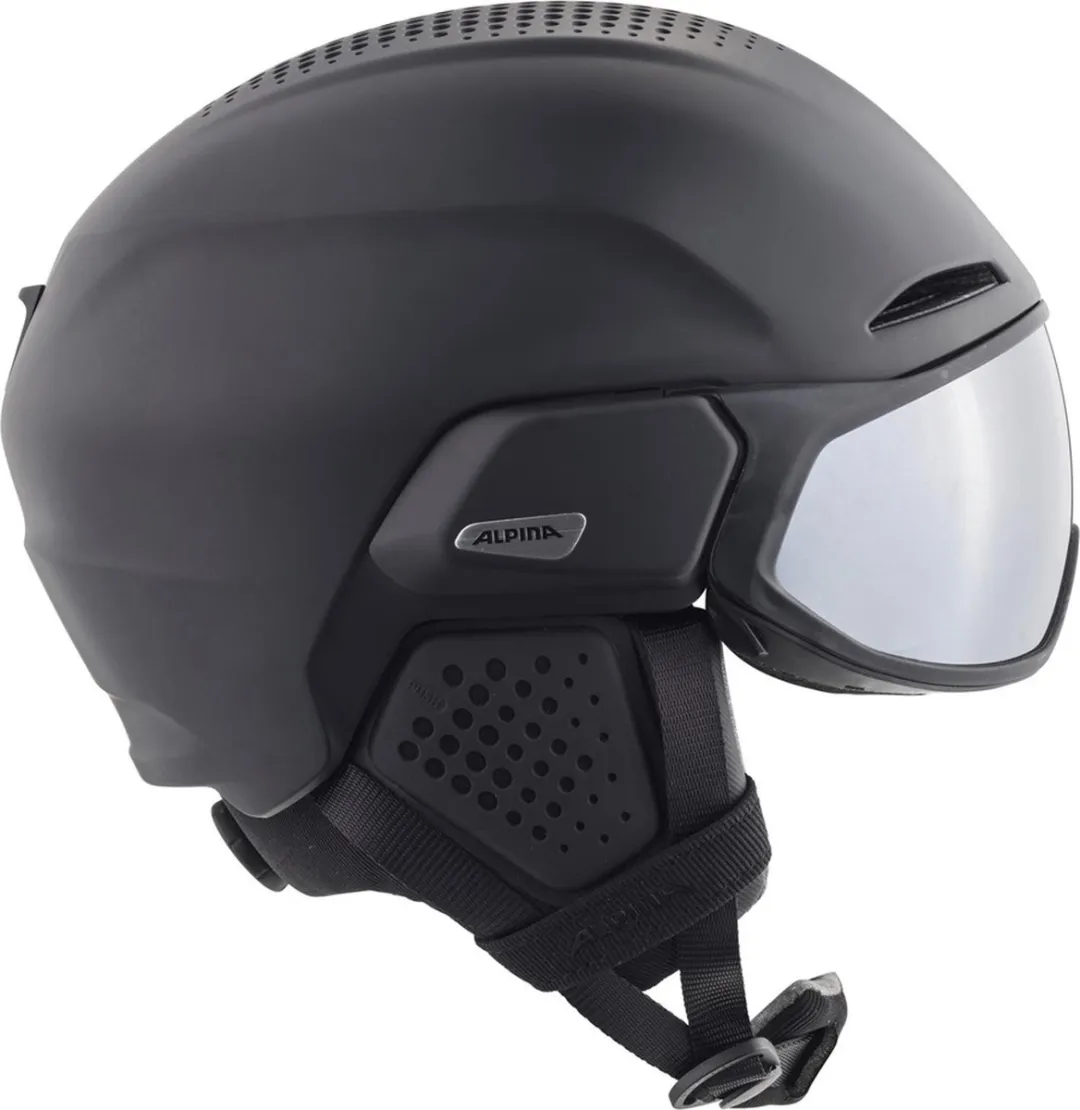 Alpina Alto V Skihelm - Maat L/XL - Zwart Matt - afbeelding 5 van 6