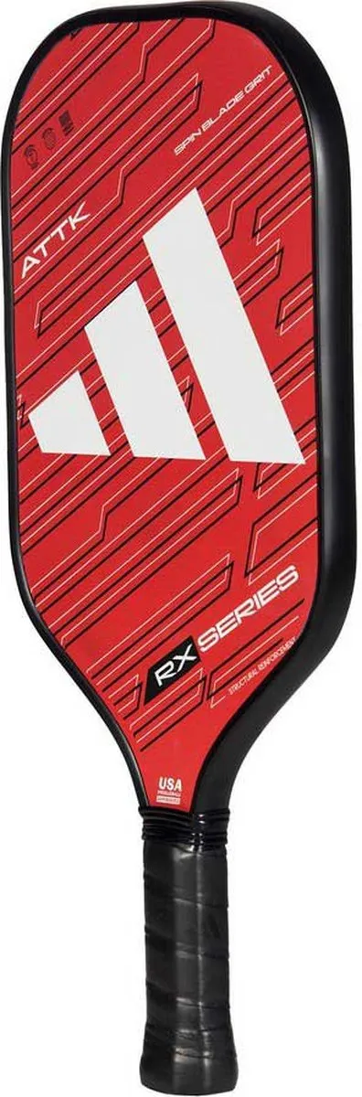 Adidas Pb Rx Ctrl Pickleballpeddel - Rood/Wit - afbeelding 6 van 6