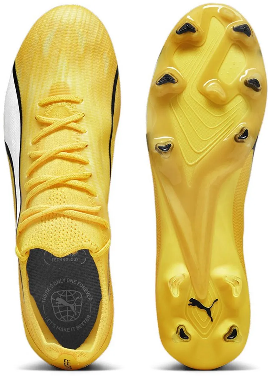PUMA Ultra Ultimate FG/AG Voetbalschoenen - Geel - Dames - Maat 42