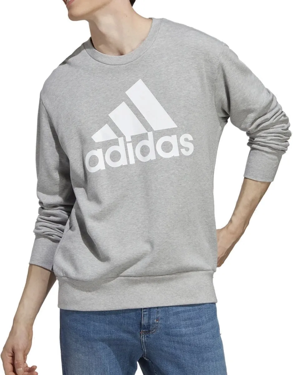 adidas Essentials French Terry Big Logo Sweatshirt 2XL - Grijs