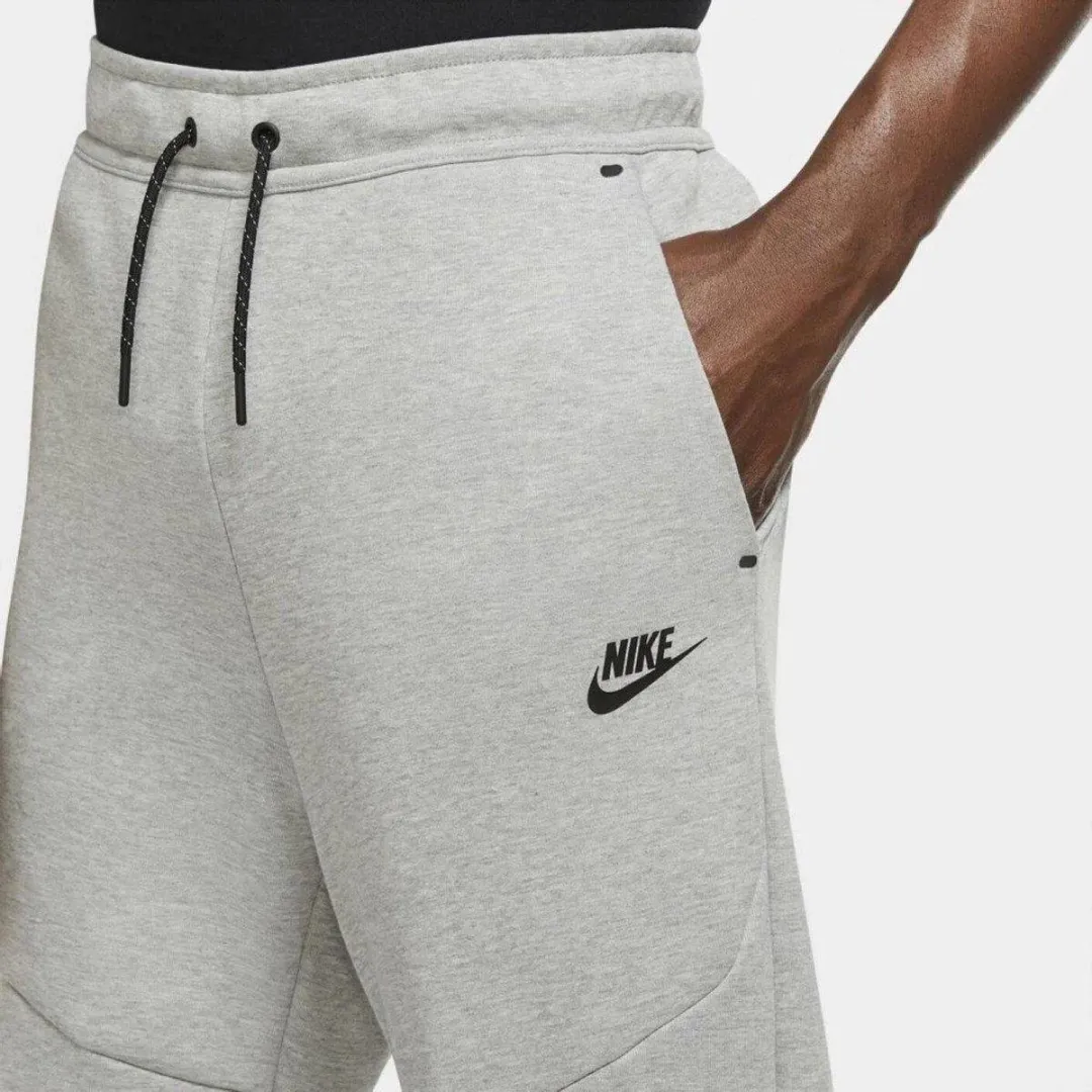 Nike NSW TCH FLC Heren Sportbroek 2XL - Zwart/Grijs