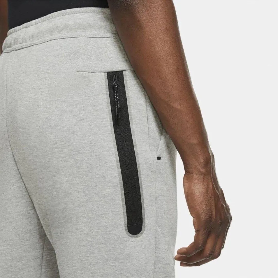 Nike NSW TCH FLC Heren Sportbroek 2XL - Zwart/Grijs