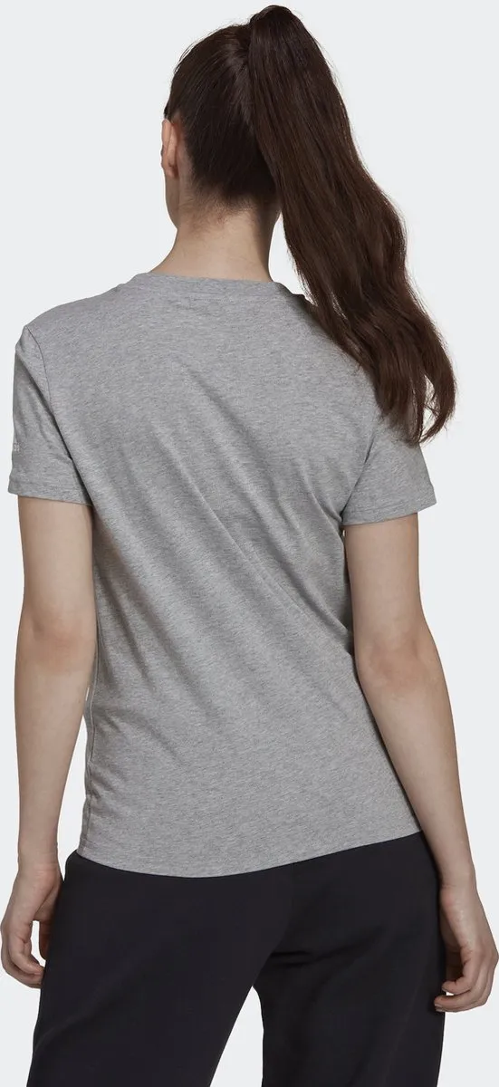 adidas Essentials Slim Logo T-shirt HL2053 - Grijs - S