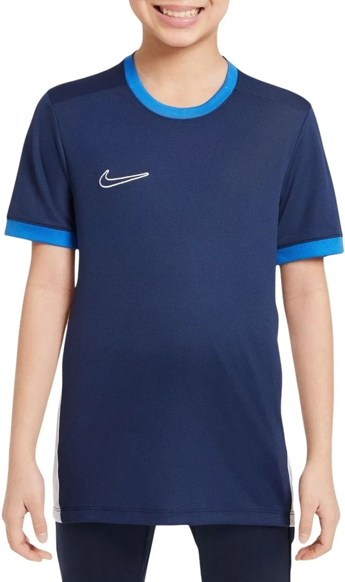 Nike Dri-FIT Academy 25 Shirt Junior FZ9758-012 - 140 - Grijs/Zwart/Wit