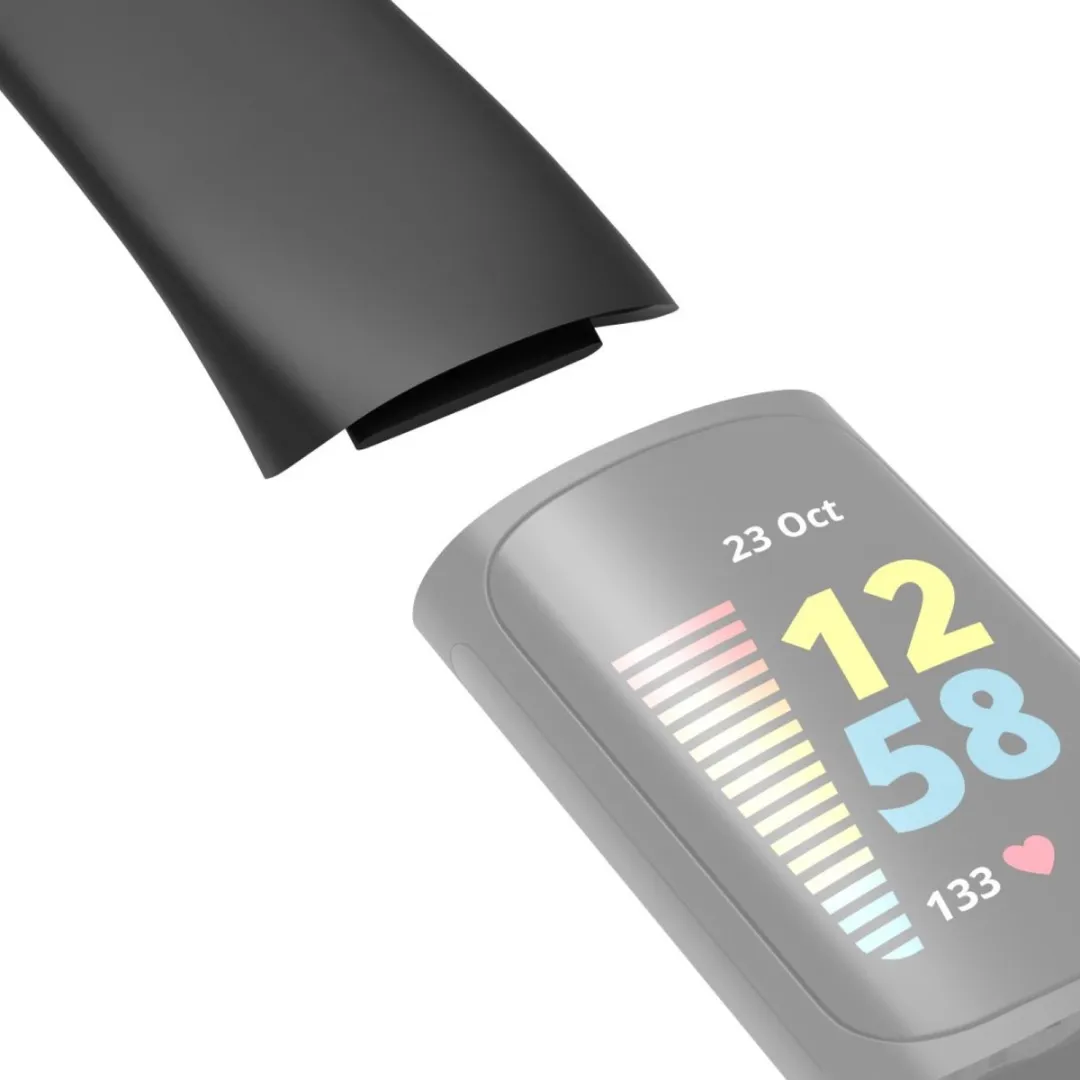 Hama Polsband Fitbit Charge 5 - Zwart