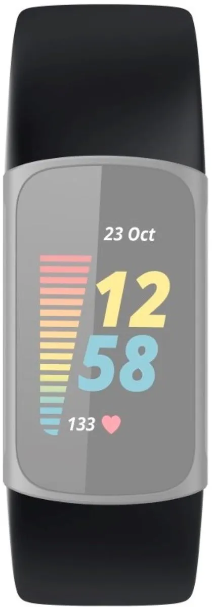 Hama Polsband Fitbit Charge 5 - Zwart - afbeelding 6 van 6