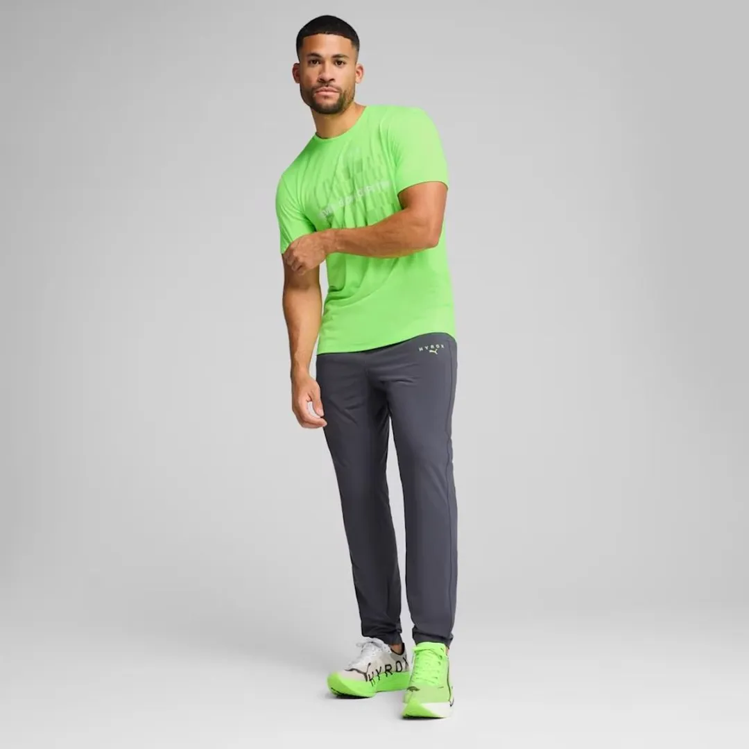 PUMA x HYROX TAD Tee Heren Training T-shirt - Groen - XL