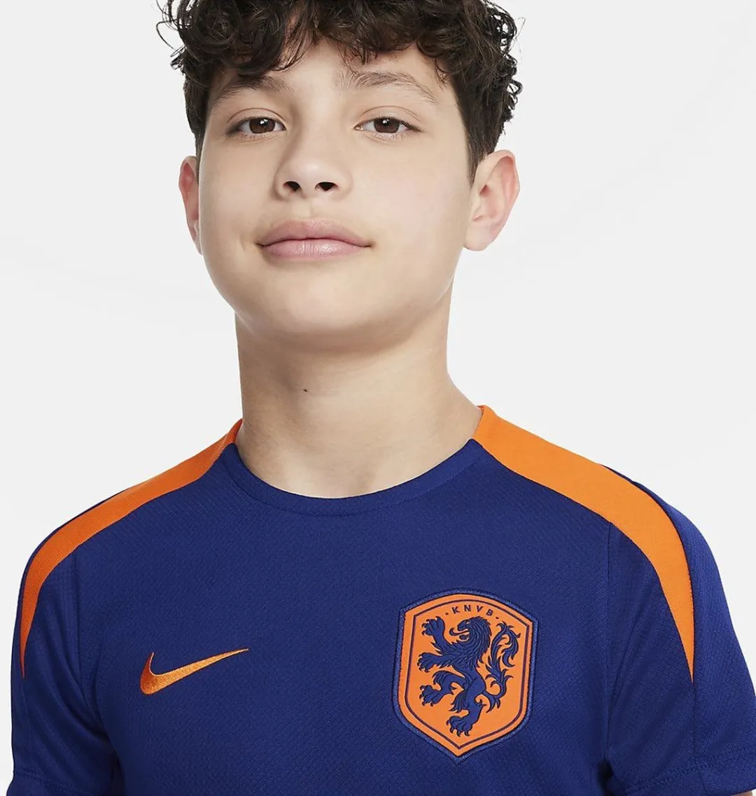 Nike Strike Dri-FIT Knit Voetbaltop FJ3038-455 - 128/134 - Deep Royal Blue - afbeelding 6 van 6
