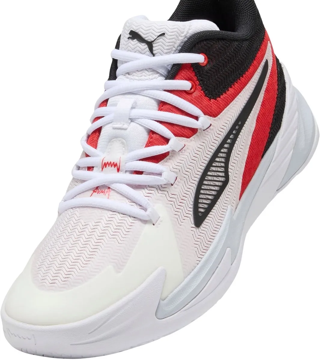 PUMA Dagger Sportschoenen 311353-02 - Maat 43 - Wit/Rood/Zwart