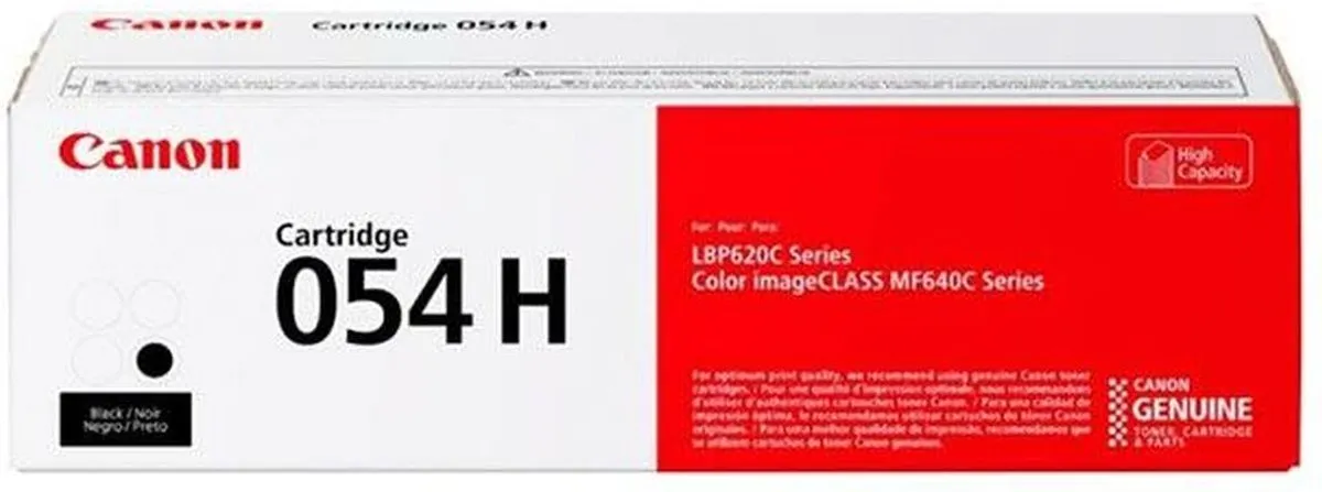 Canon 054H Tonercartridge Zwart - 10.000 pagina's