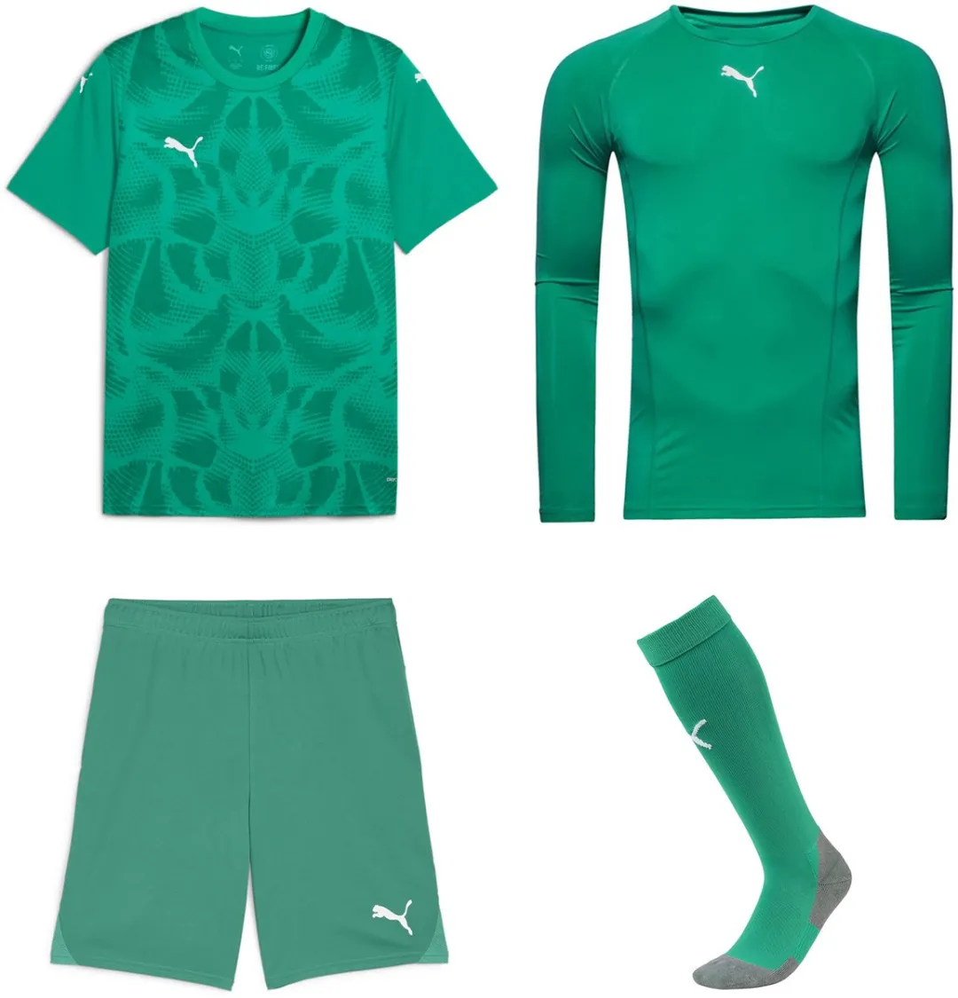 PUMA Team Ultimate Keeperstenue Green - 164