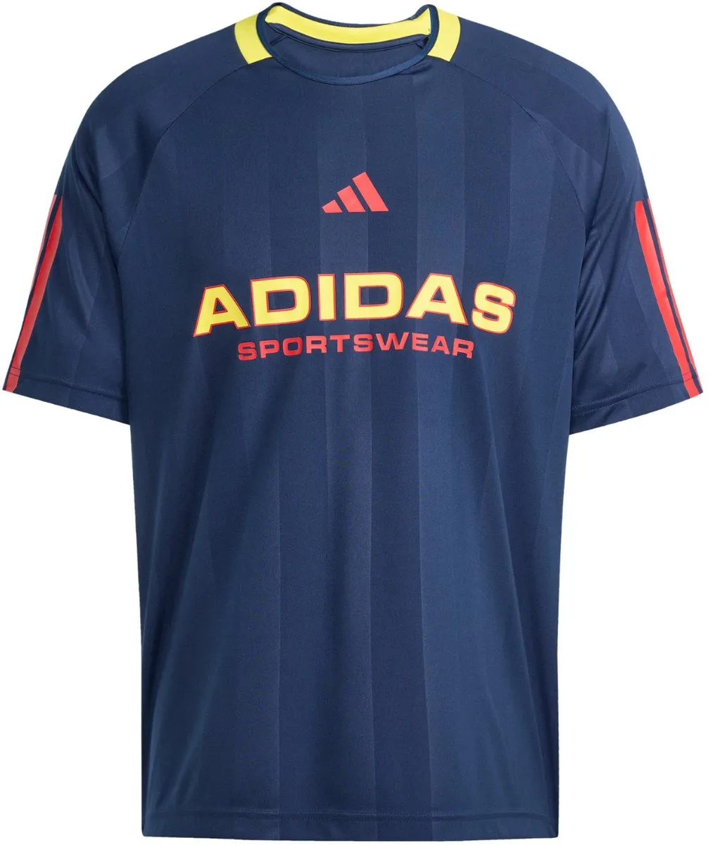Adidas Tiro Jersey Heren T-shirt - M - Donkerblauw