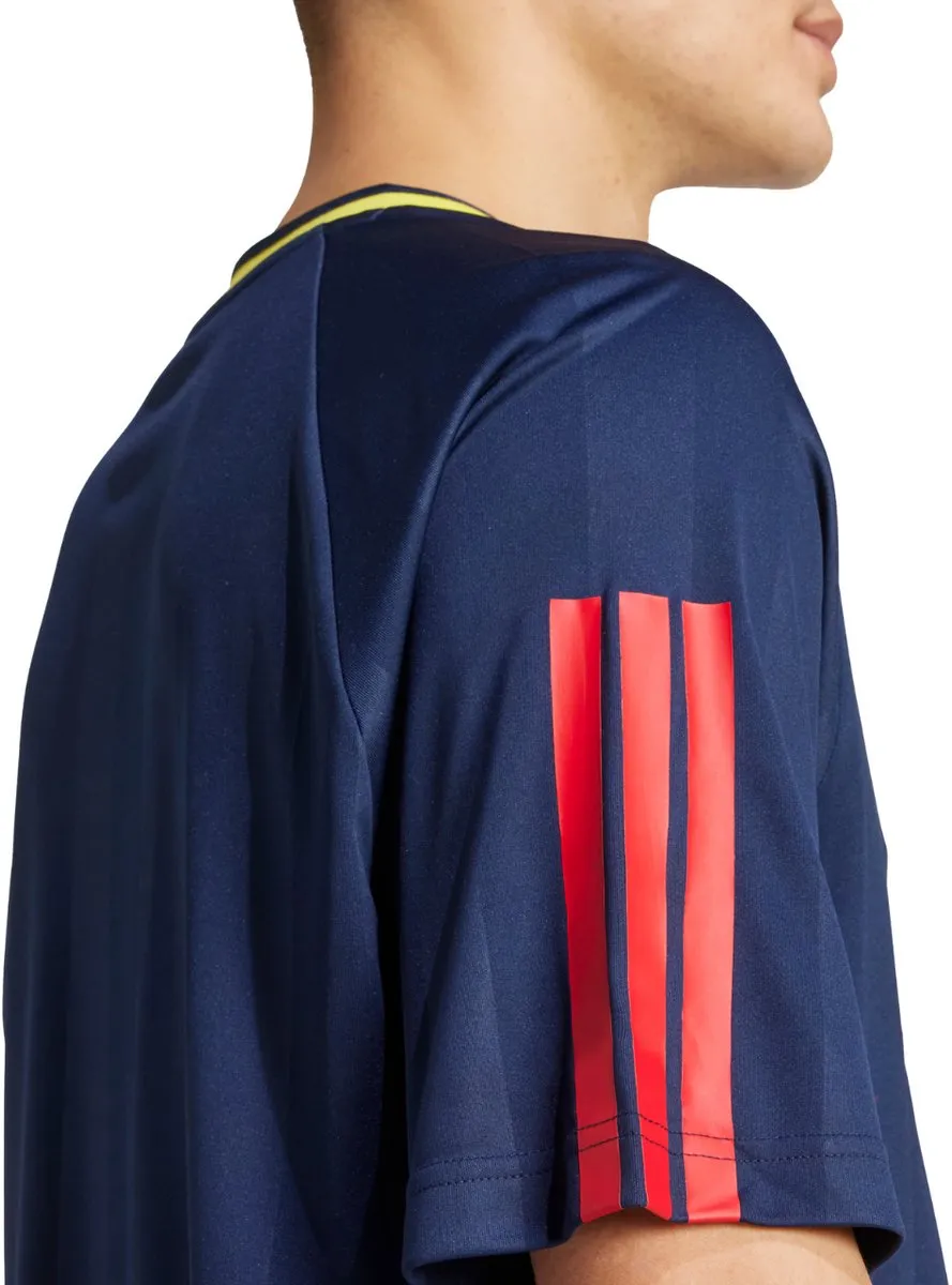 Adidas Tiro Jersey Heren T-shirt - M - Donkerblauw