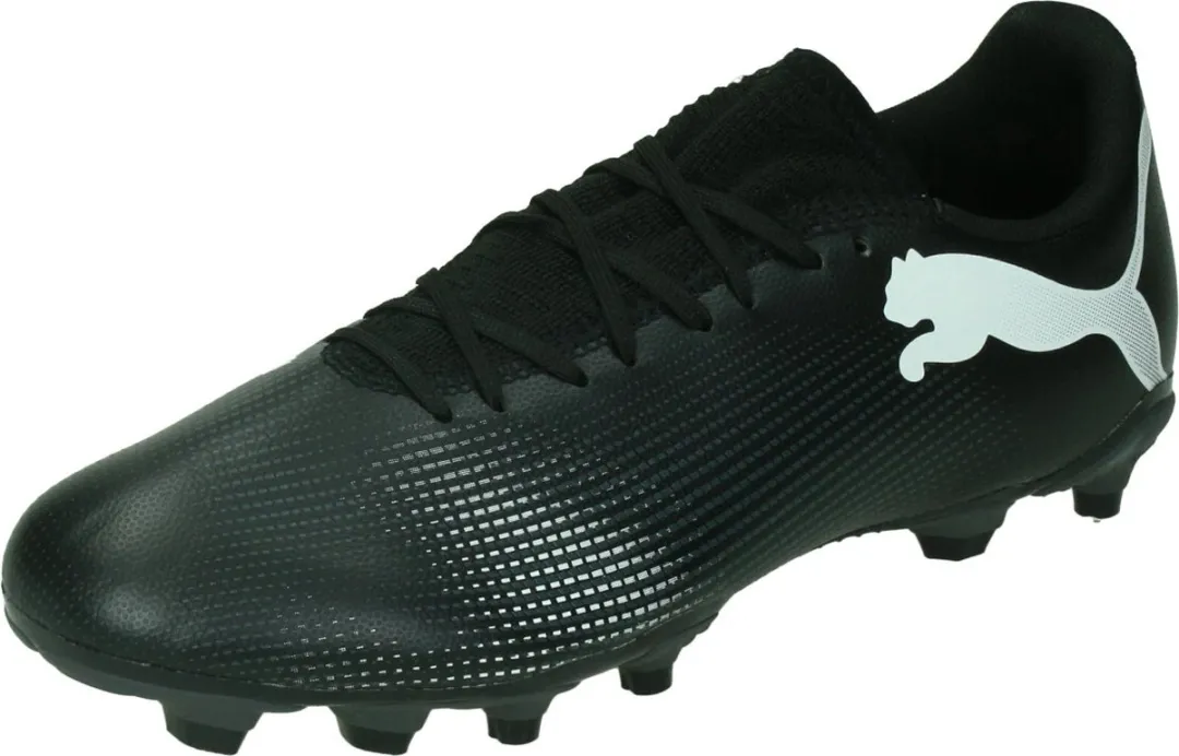 PUMA Future 7 Play FG/AG Heren Sportschoenen 42.5 - Zwart/Wit