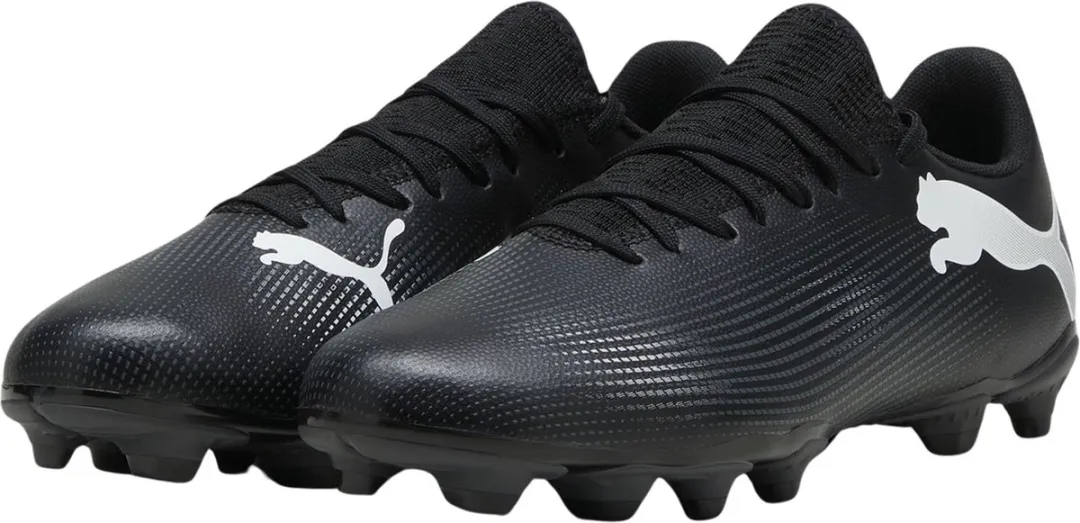 PUMA Future 7 Play FG/AG Heren Sportschoenen 42.5 - Zwart/Wit