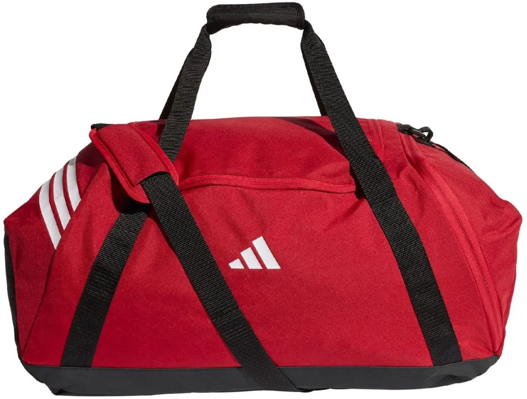 Adidas Tiro Dufflebag L - 5 Vakken - Rood/Zwart/Wit