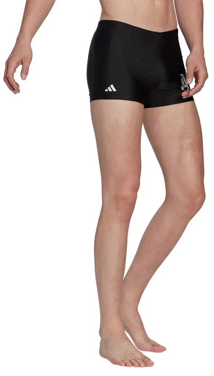 adidas Performance Wording Zwemboxer HT2068 - Heren - Zwart - S