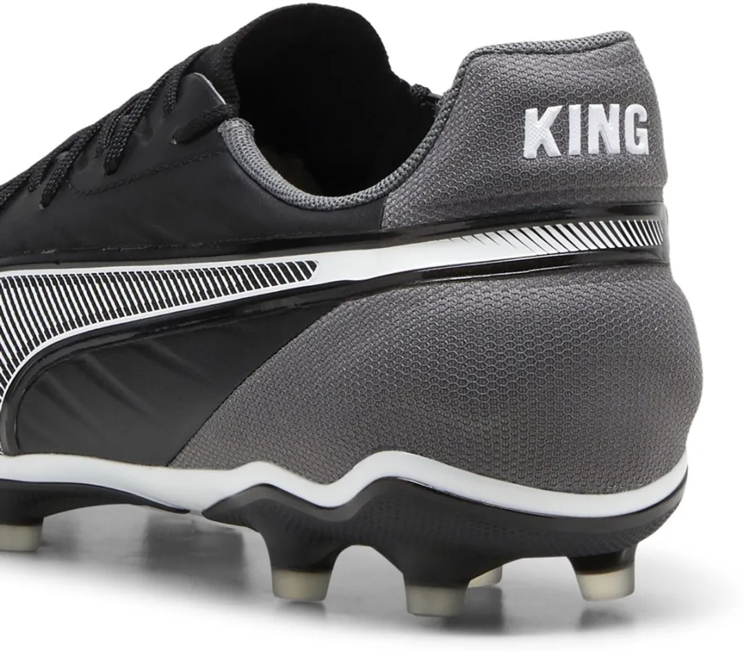 PUMA King Match FG/AG Voetbalschoenen - Maat 39 - Zwart