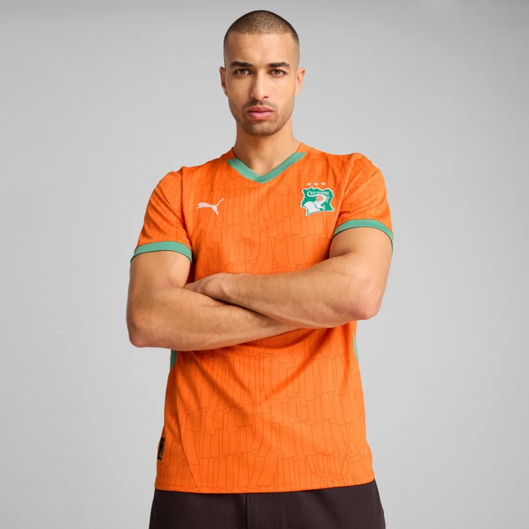 PUMA Trainingsshirt Côte d'Ivoire CAN 2025 - Oranje XS