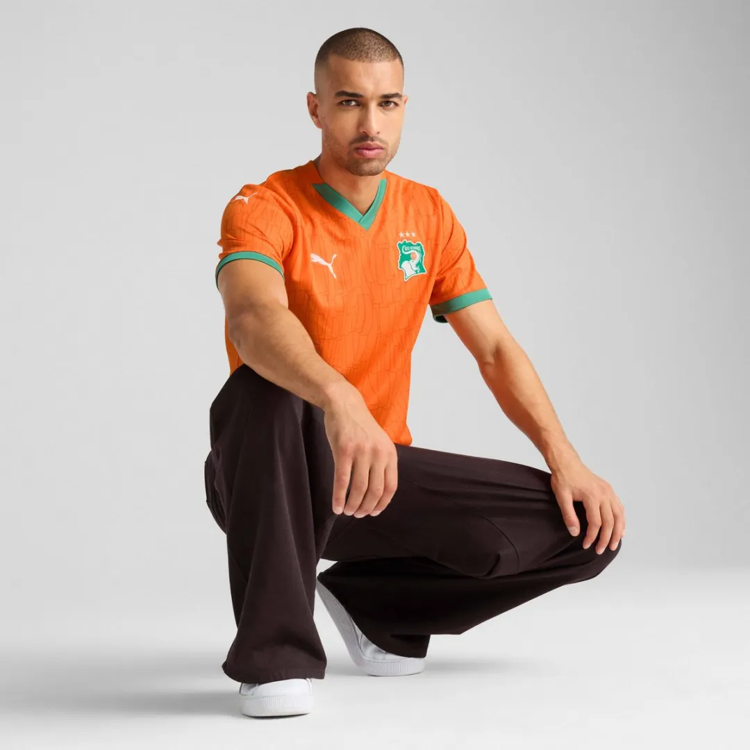 PUMA Trainingsshirt Côte d'Ivoire CAN 2025 - Oranje XS