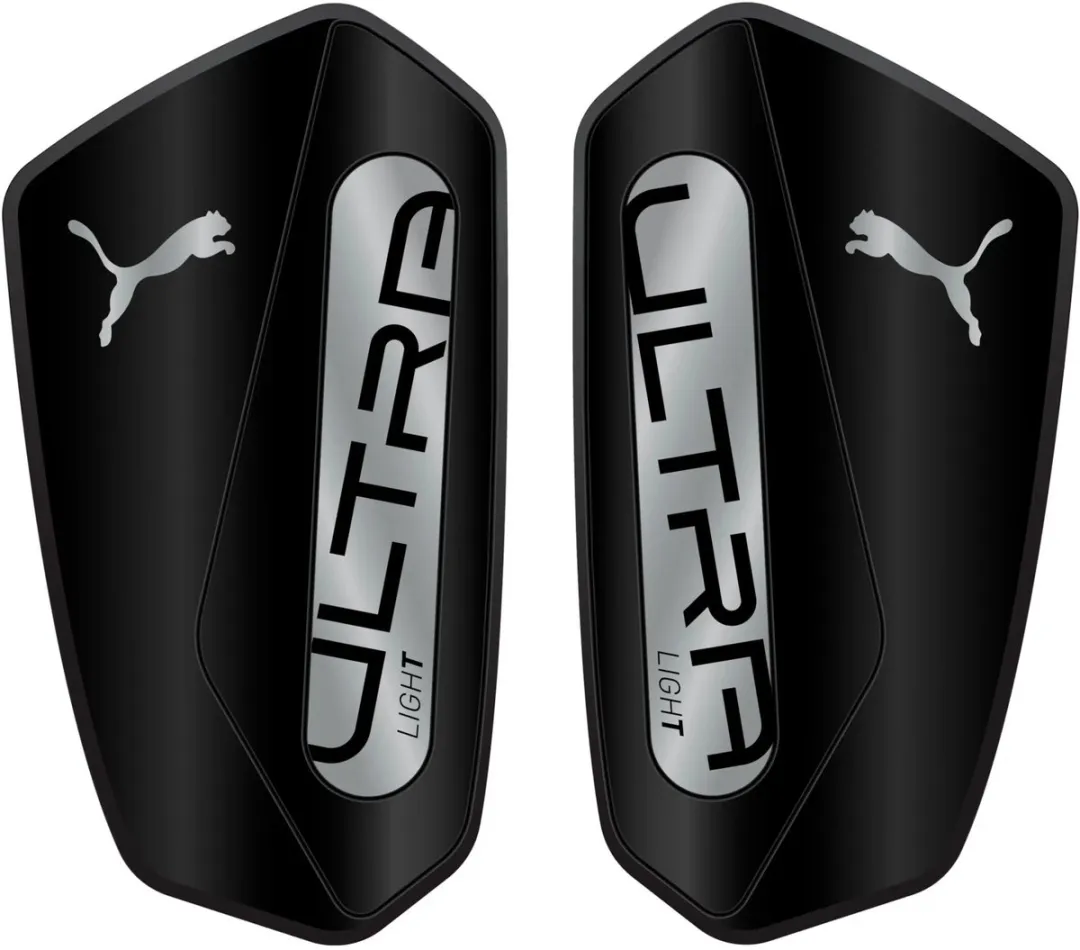 PUMA Ultra Light Sleeve Scheenbeschermer M - Zwart/Zilver - afbeelding 6 van 6