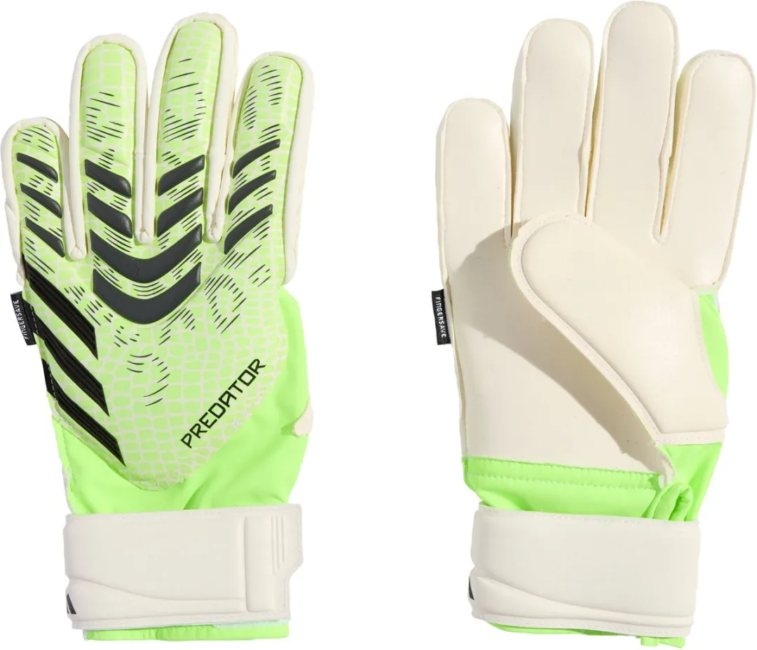 adidas Performance Predator Match Fingersave Keepershandschoenen JN5360 - Kinderen - Maat 4 - Groen