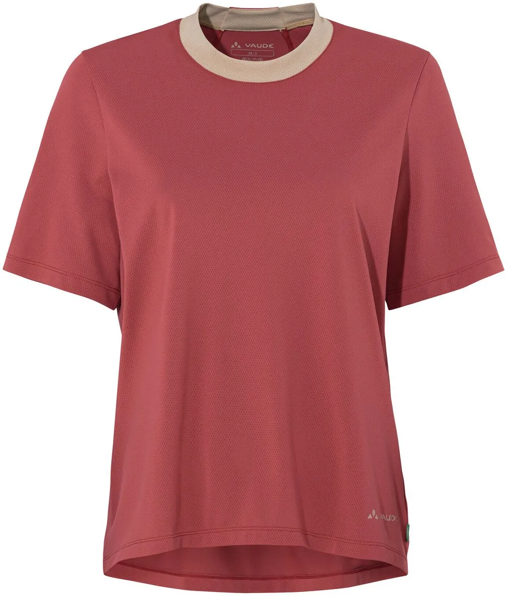 Vaude Women's Loamer Shirt Dames Fietsshirt - Maat 40 - Brick