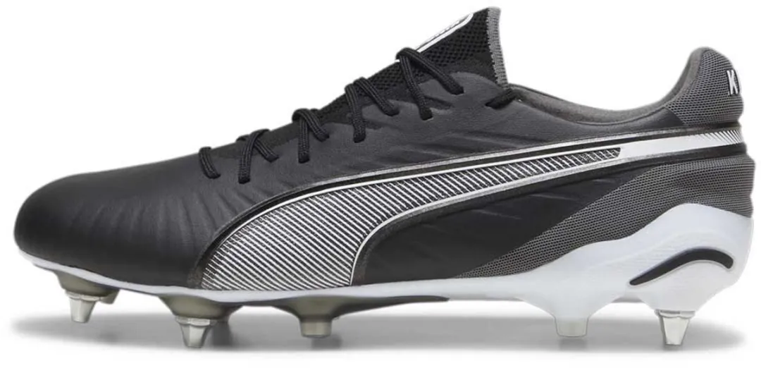 PUMA King Ultimate Mxsg Voetbalschoenen 42.5 - Zwart/Wit/Grijs