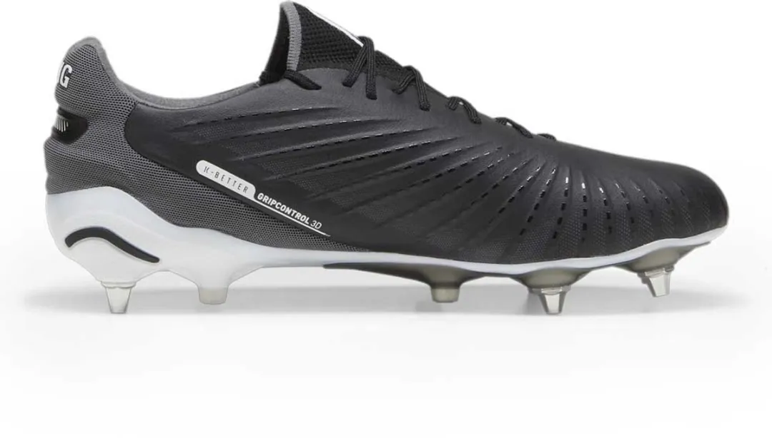 PUMA King Ultimate Mxsg Voetbalschoenen 42.5 - Zwart/Wit/Grijs