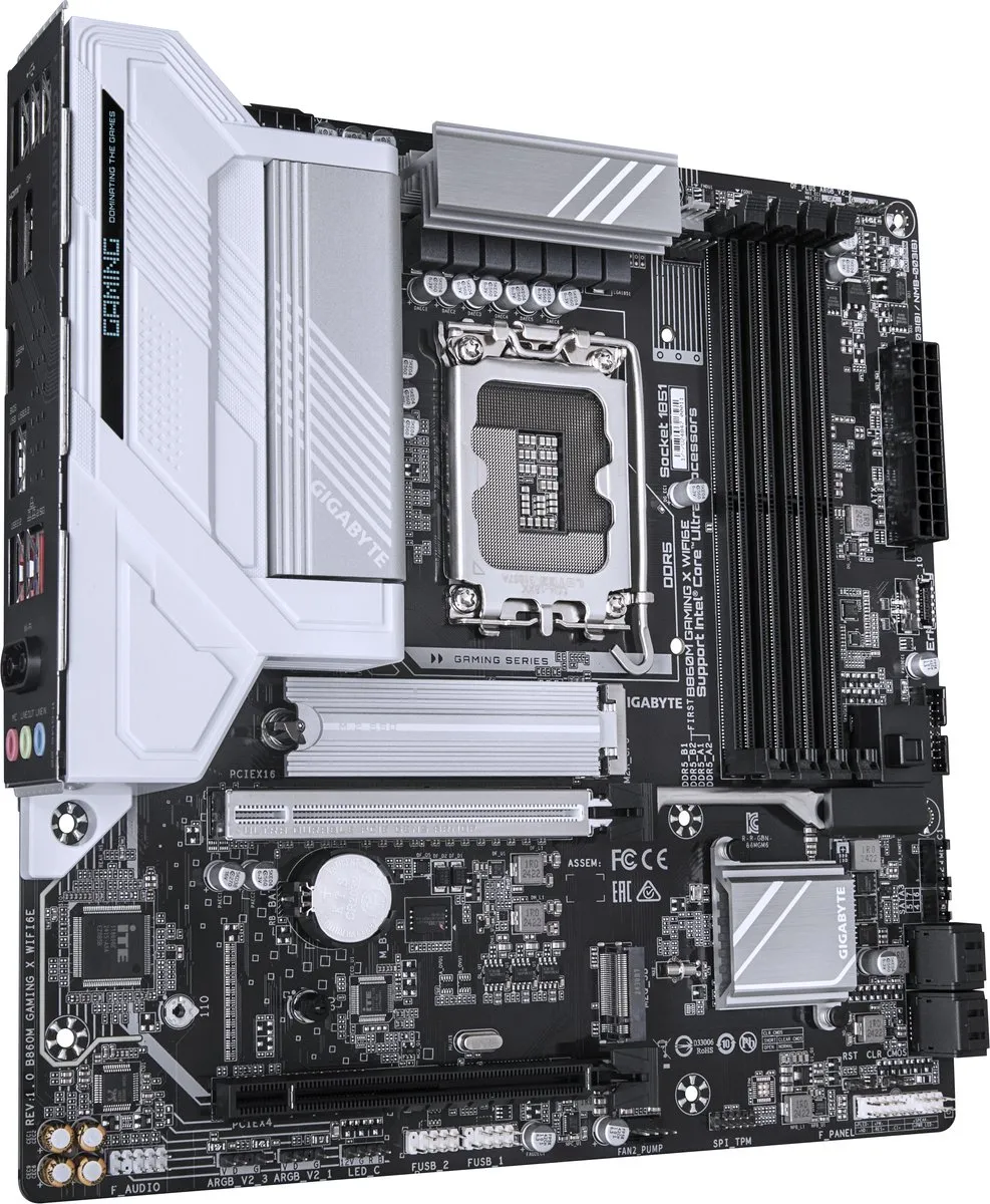 Gigabyte B860M Gaming X WiFi6E Moederbord - microATX
