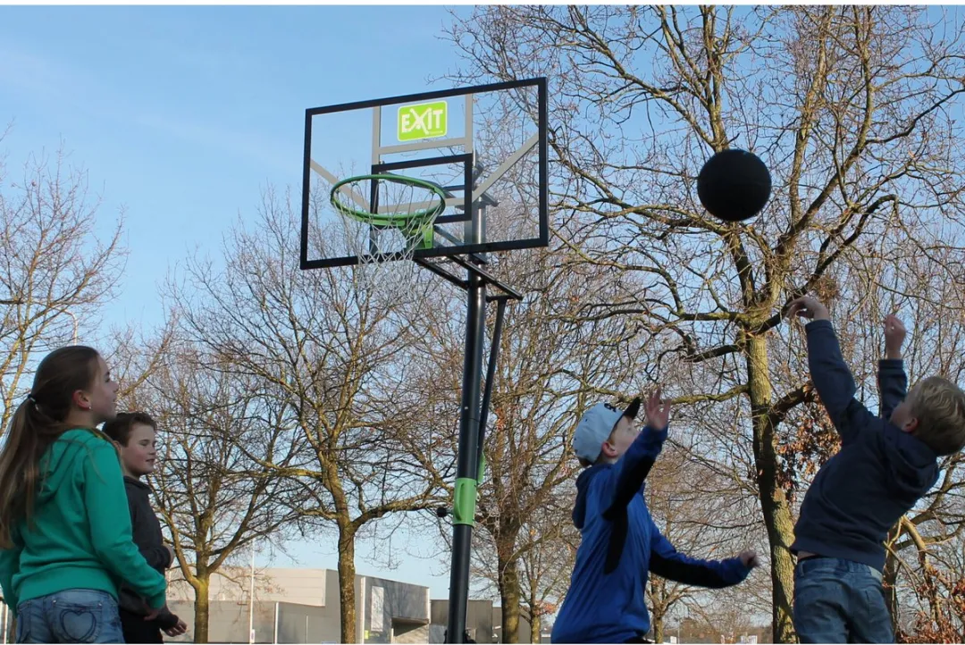 EXIT Galaxy Basketbalbord - Verplaatsbaar - Groen/Zwart
