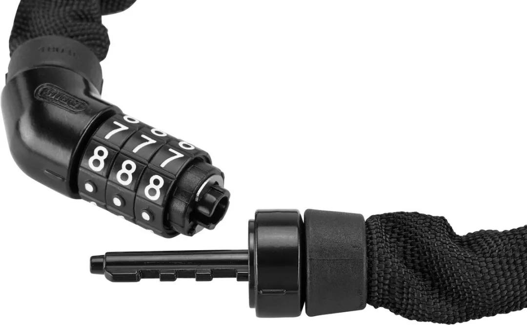 ABUS 4804c Kettingslot - 110cm - Zwart