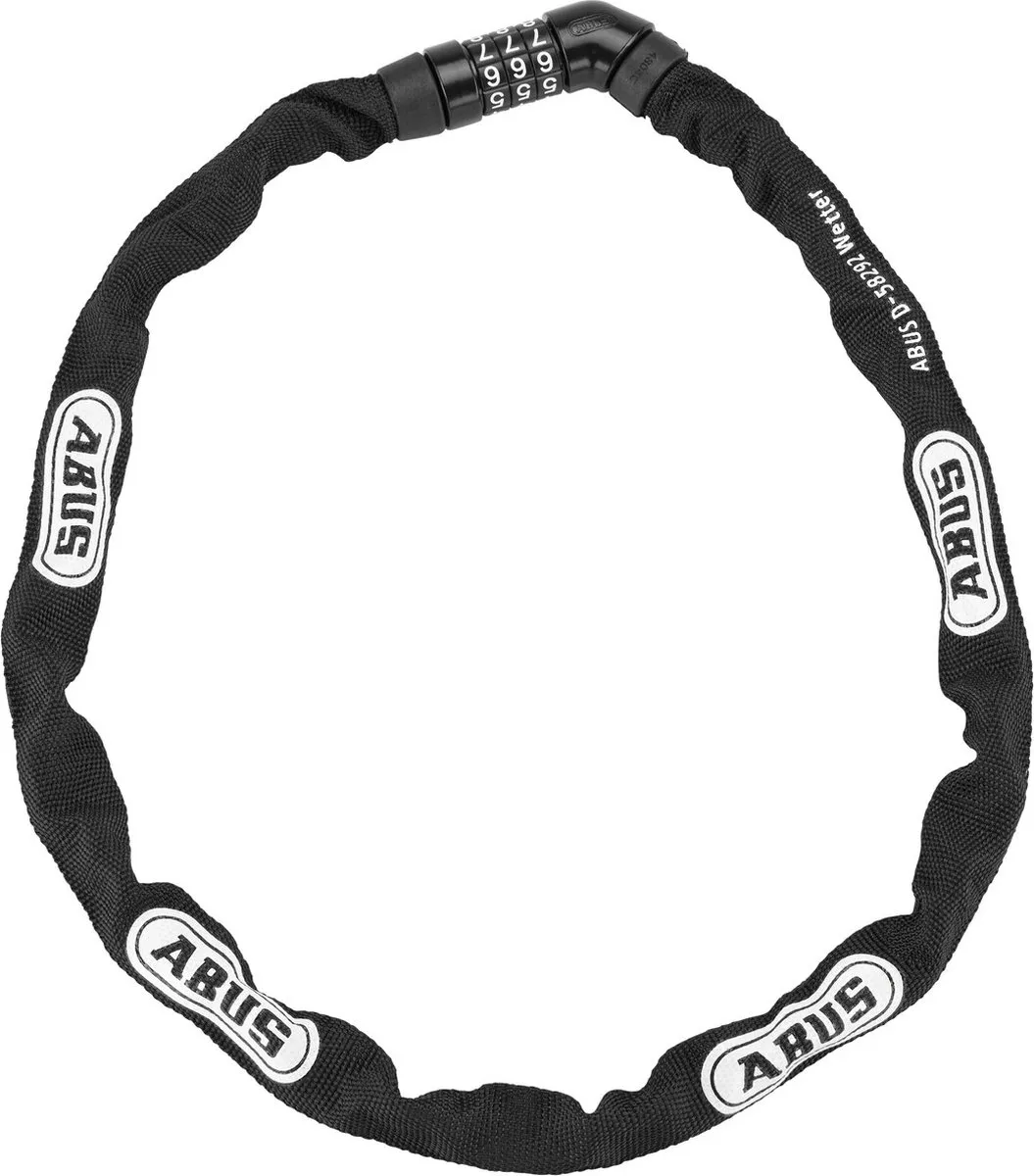 ABUS 4804c Kettingslot - 110cm - Zwart