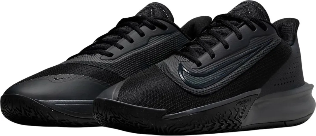 Nike Precision VII HJ9153-001 Sportschoenen - Maat 44 - Zwart/Wit/Geel