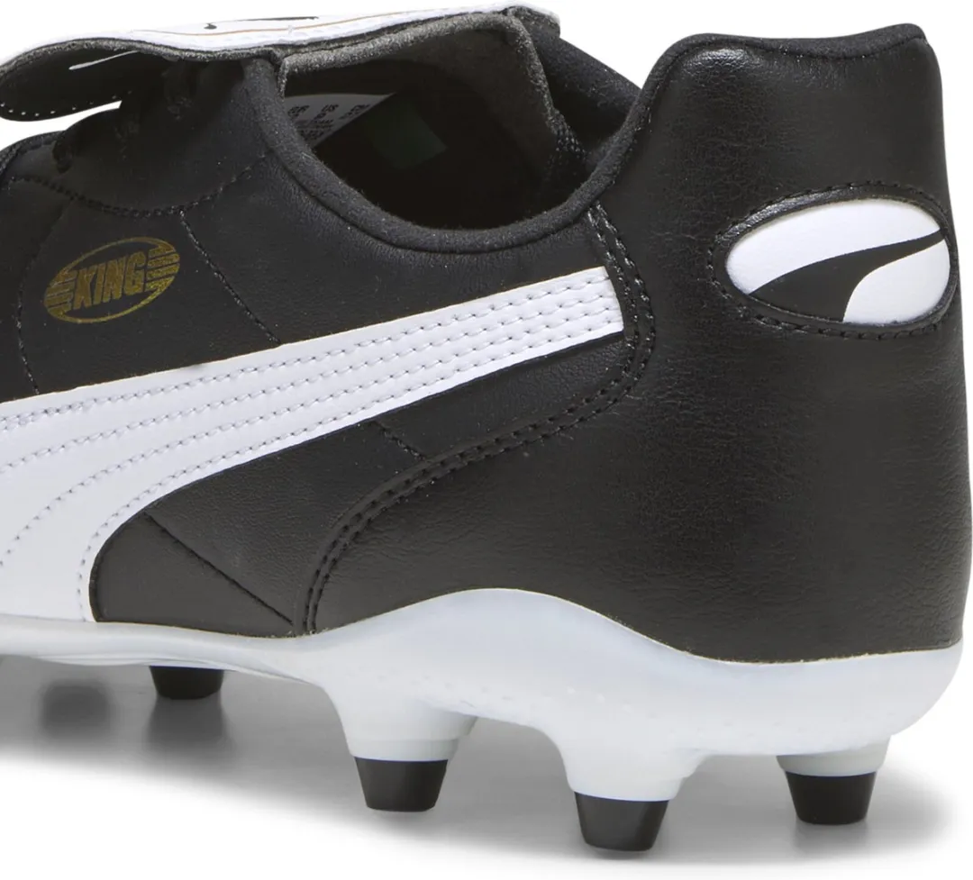 PUMA KING TOP FG/AG Sportschoenen 41 - Zwart/Wit/Goud - afbeelding 6 van 6