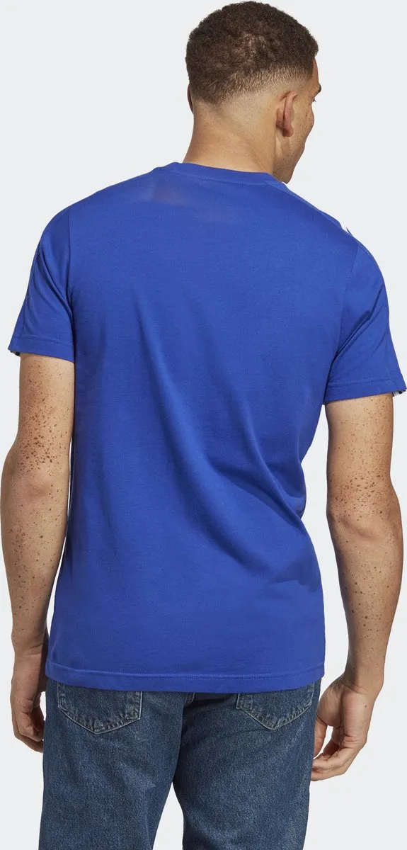 adidas Essentials Single Jersey T-shirt IC9338 - Blauw S
