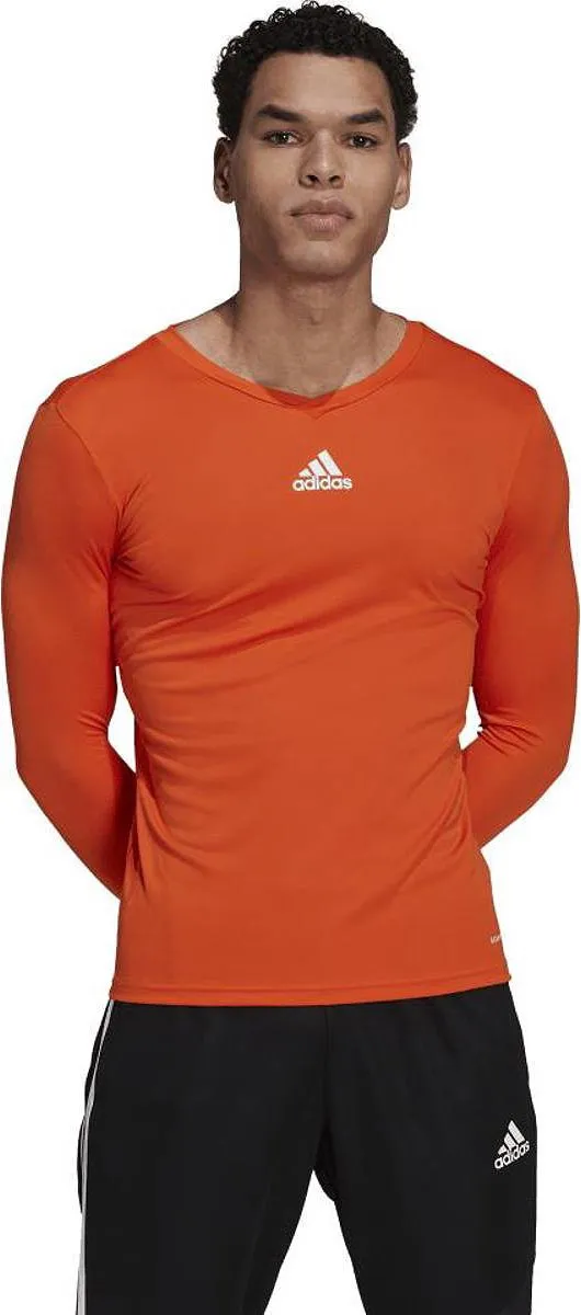 Adidas Base Tee 21 Heren - Lange mouwen - Oranje - S
